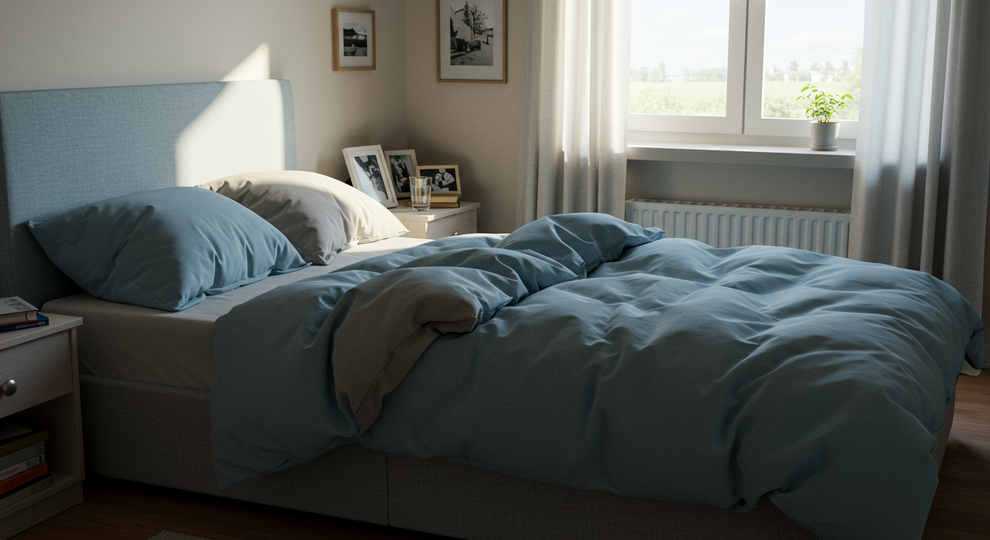 中年女性の性生活の悩みを表す静かで思慮深い雰囲気の画像