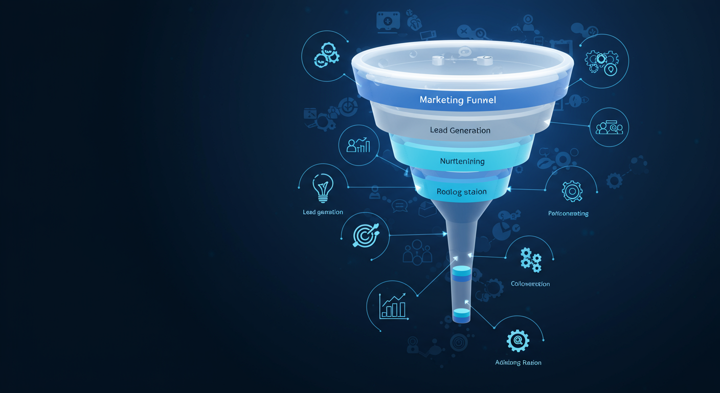 自動化されたマーケティングファネル
