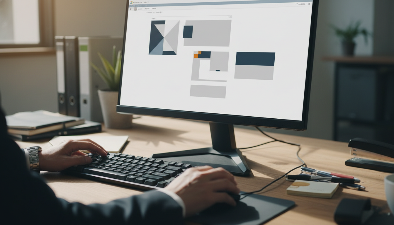 Officeテンプレート作成画面とカスタマイズ例