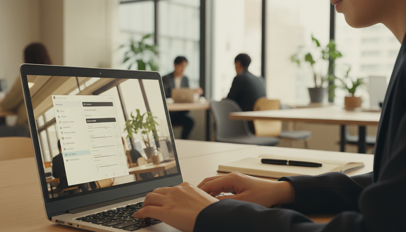 Officeテンプレートのスタイル設定とフォーマット調整画面