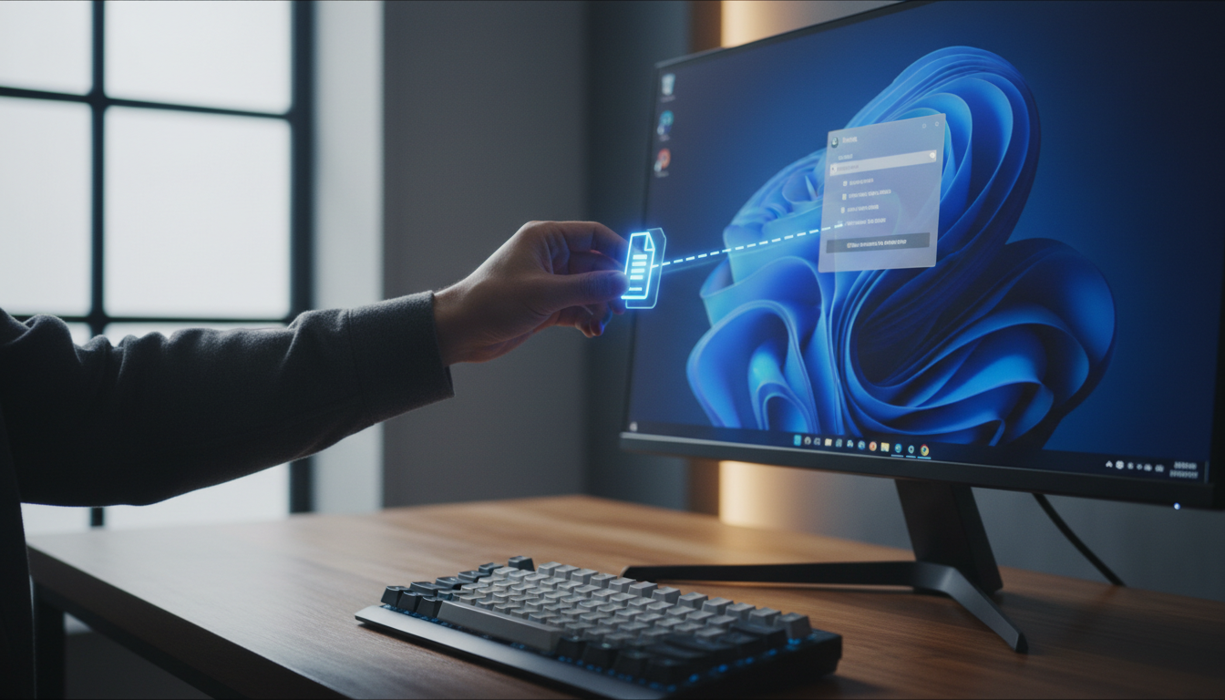 Windows 11 フォントのドラッグアンドドロップインストール