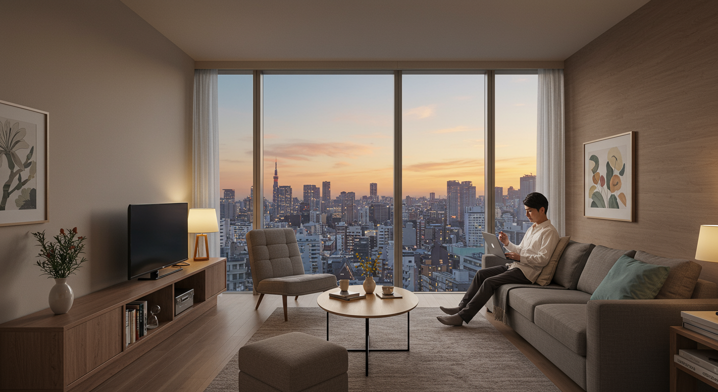 港区に住むカップルの生活イメージ