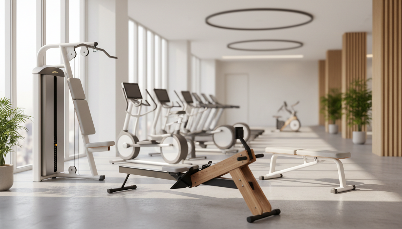 女性専用ジムでのトレーニング風景