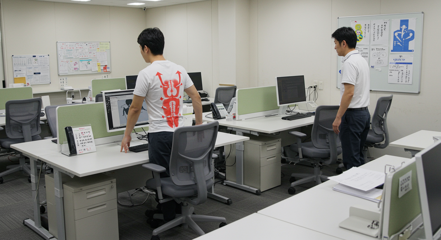 職場での人間工学に基づいた腰痛予防対策