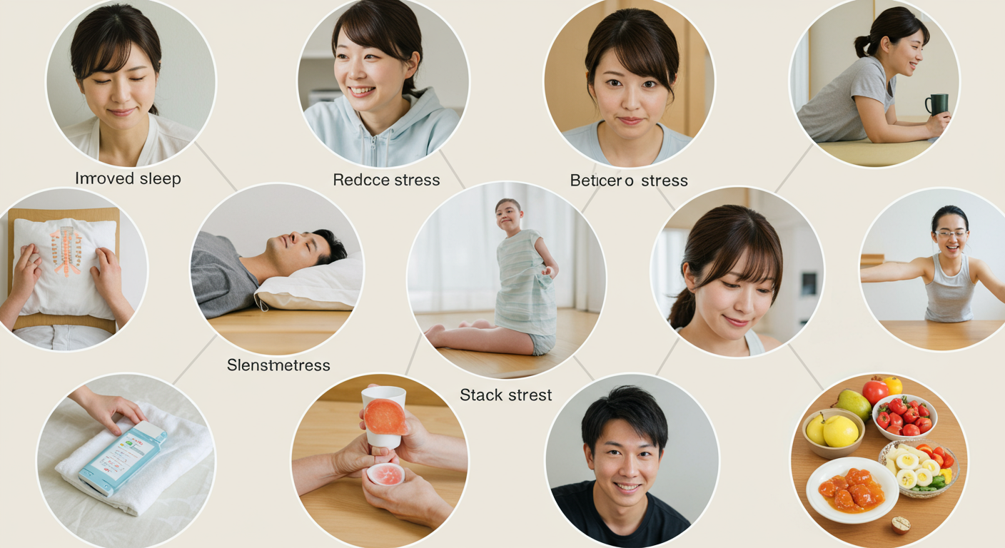 腰痛対策による総合的な健康増進効果