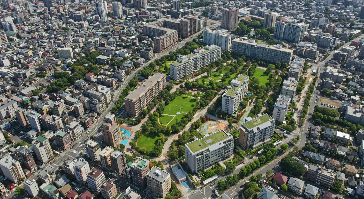 港区の再開発エリアと新しい住宅