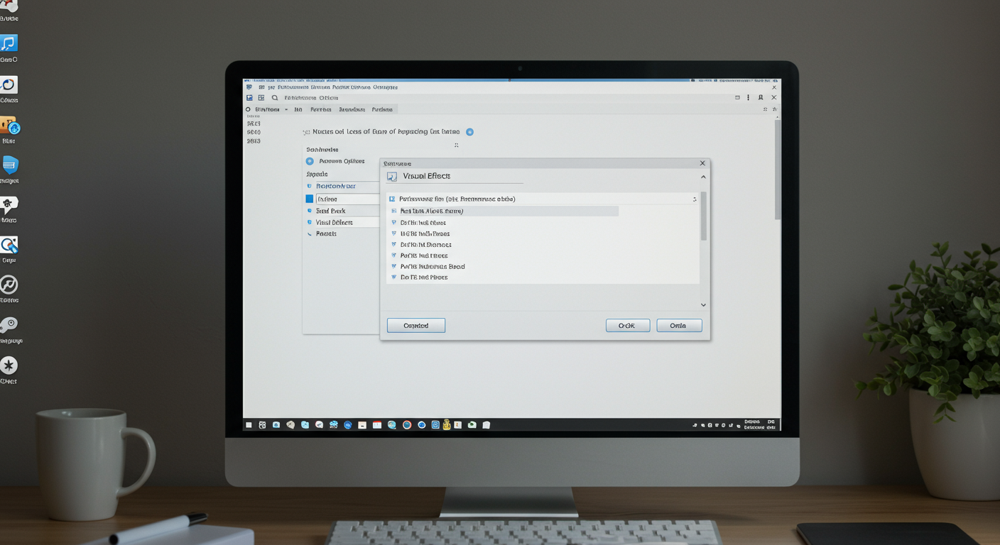 Windows 11のパフォーマンス最適化設定画面