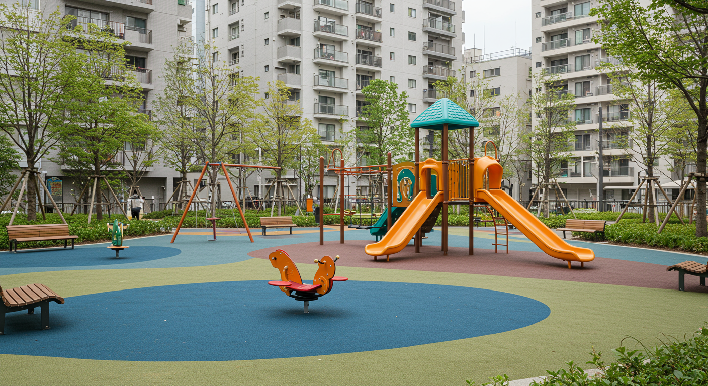 赤坂の子育て環境を示す公園や施設