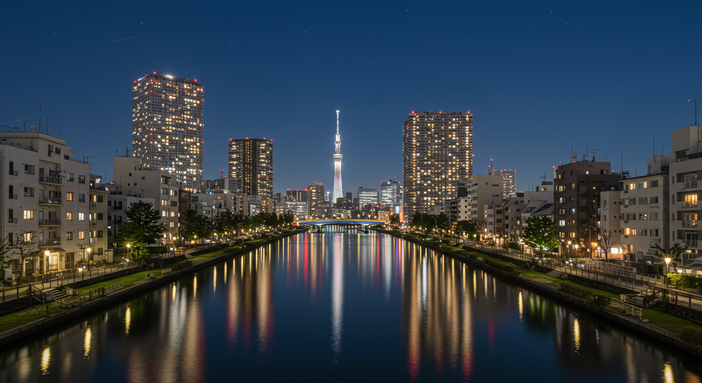 芝浦エリアの夜景