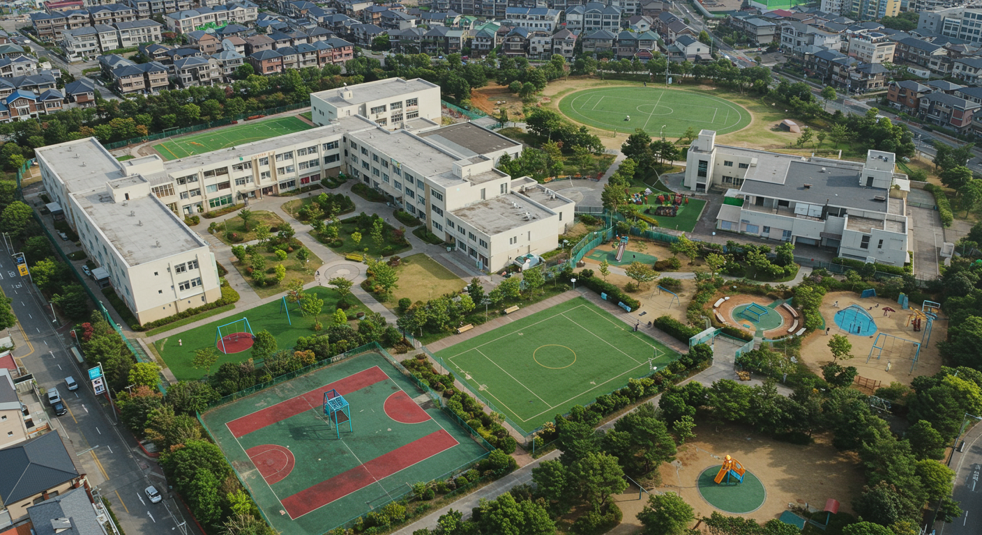 麻布台ヒルズ周辺の教育施設と公園