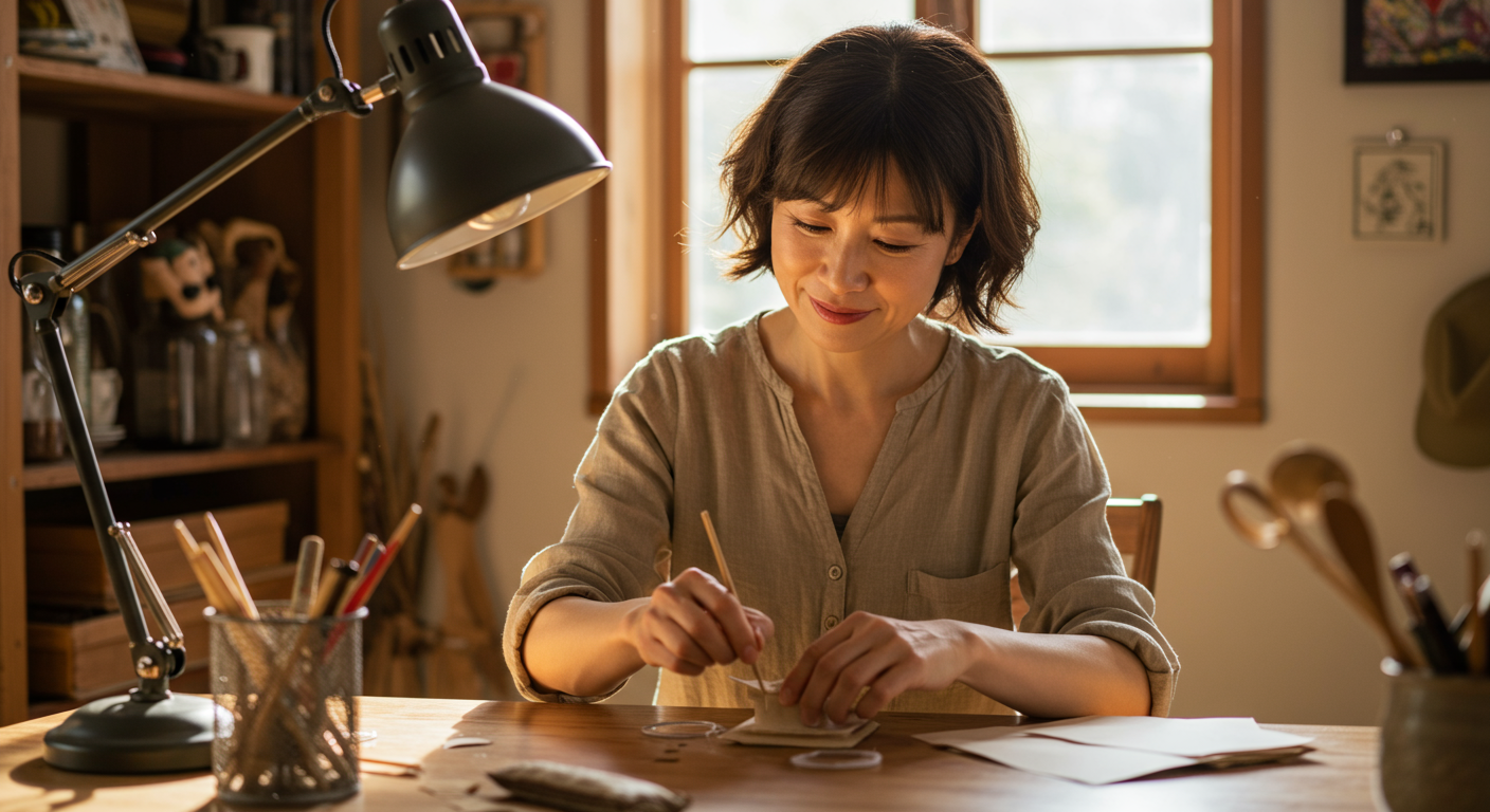 40代50代女性が生き生きと趣味を楽しんでいる様子