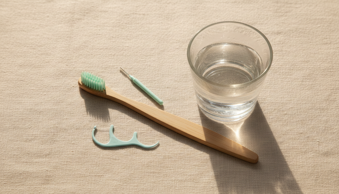 デンタルフロスと歯間ブラシを使った日常の口腔ケア習慣