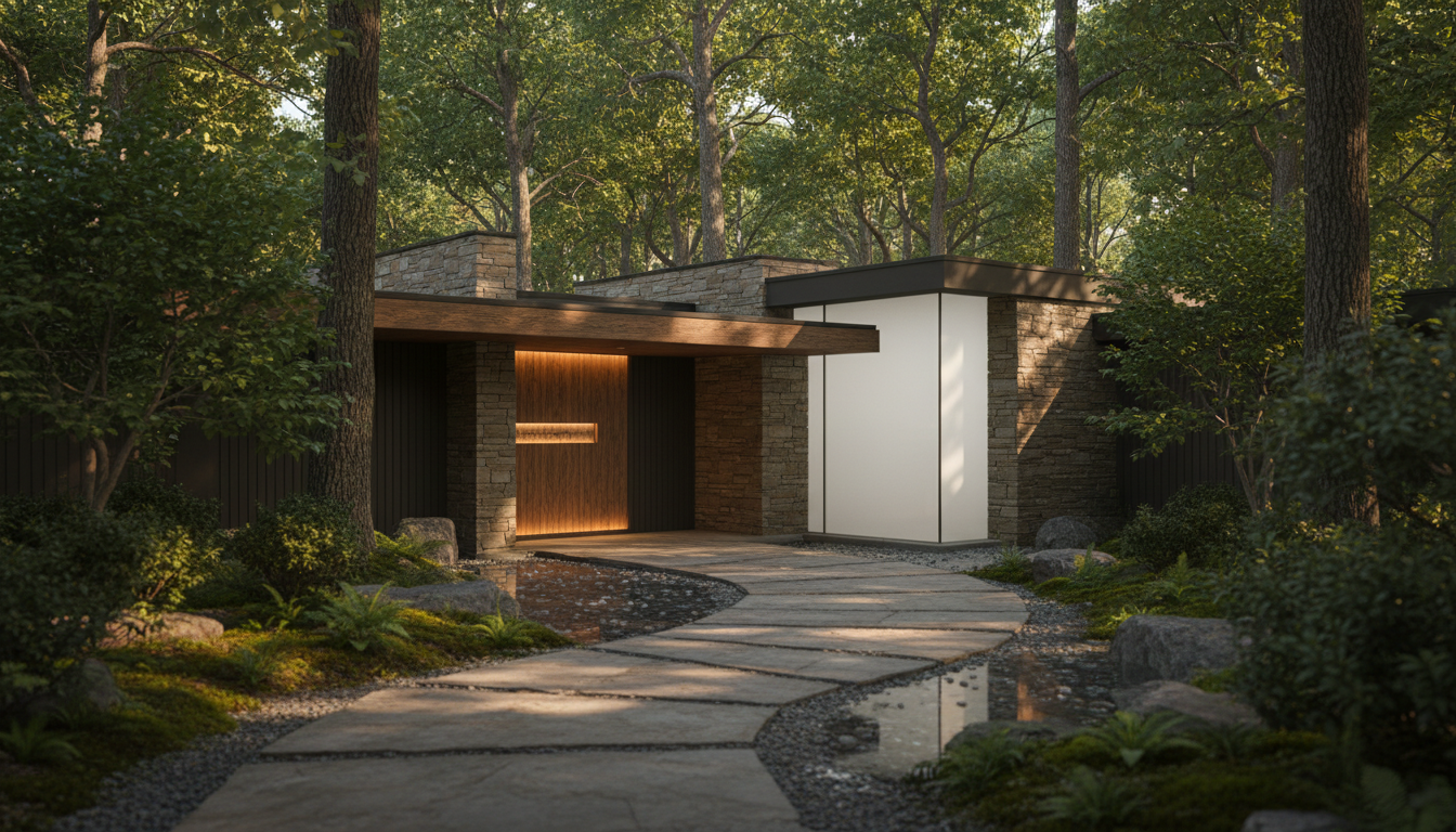 元麻布ヒルズスパ 外観 緑豊かな環境