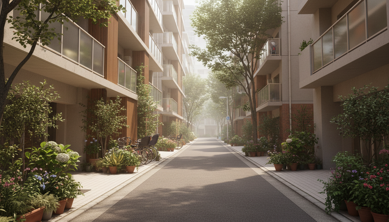 中央区明石町の街並みと住宅環境