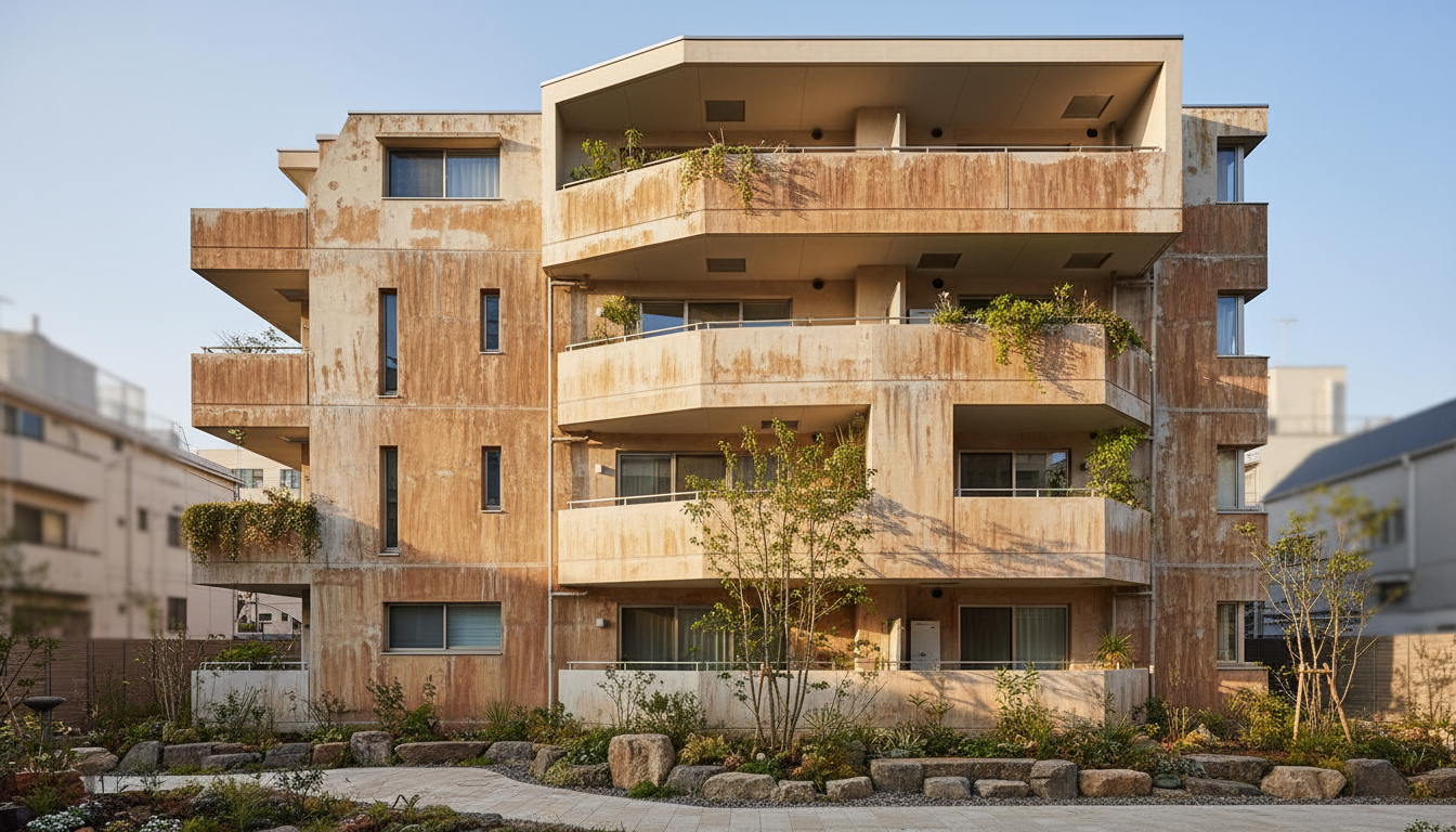 中央区明石町の賃貸マンション外観