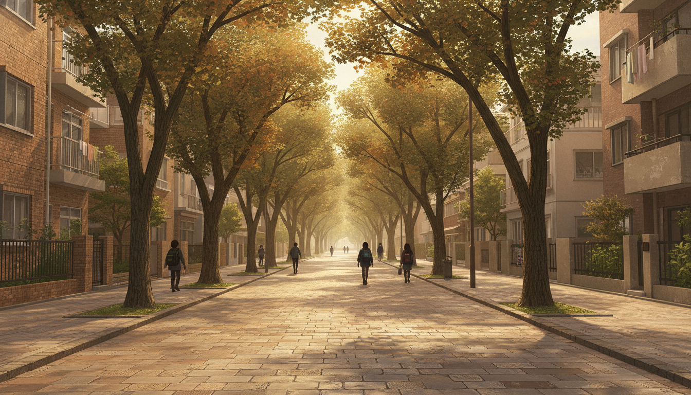 中央区明石町周辺の小学校と通学路