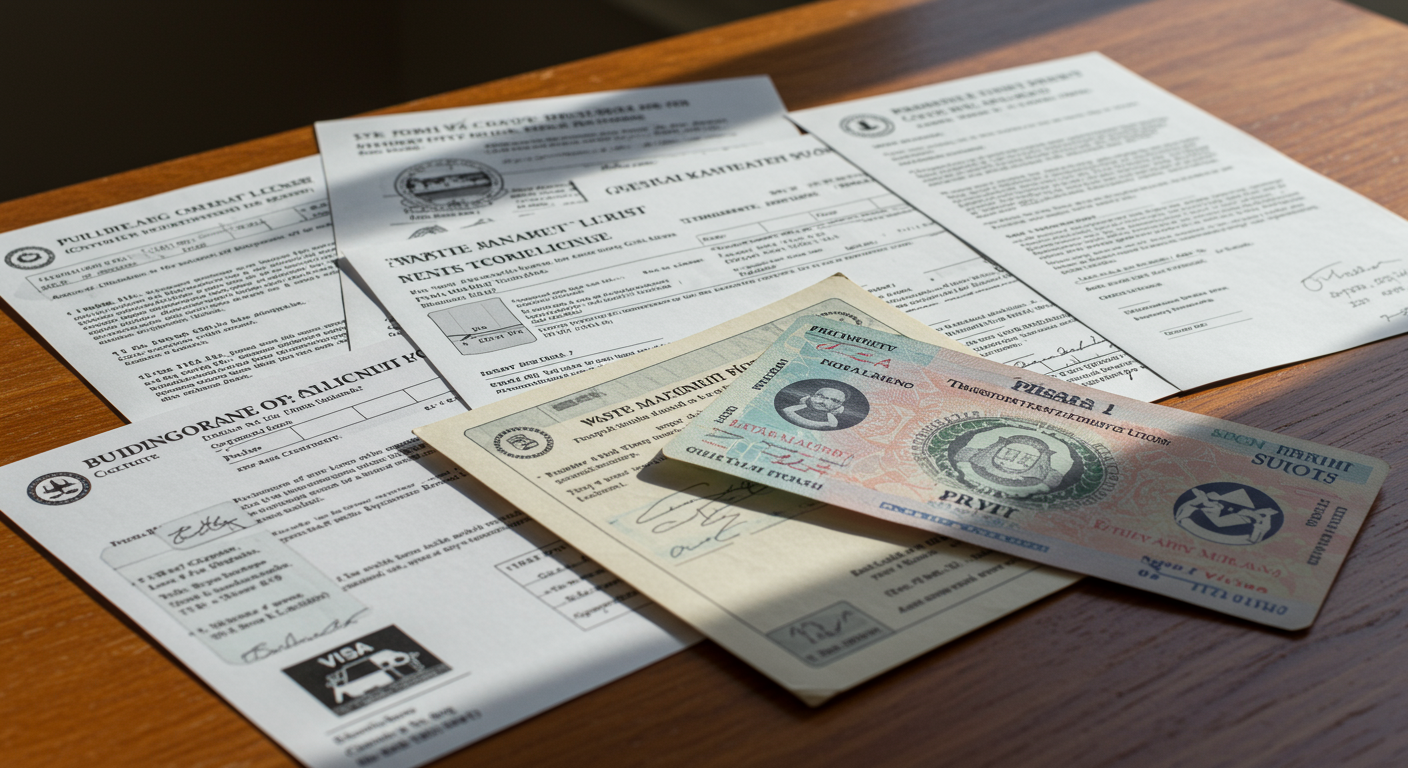 伊勢崎市で必要な主な許認可申請の種類