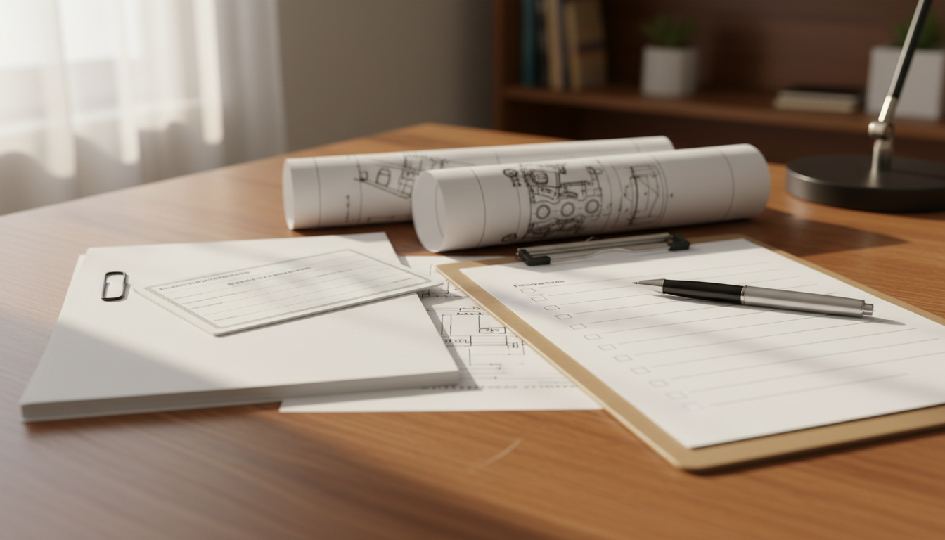 特殊車両通行許可申請の手順と必要書類の準備イメージ