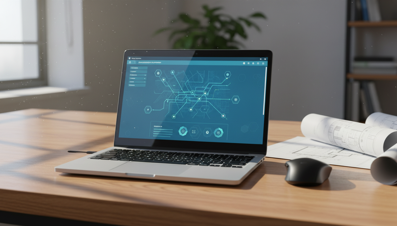 特殊車両通行許可オンライン申請システムの操作イメージ