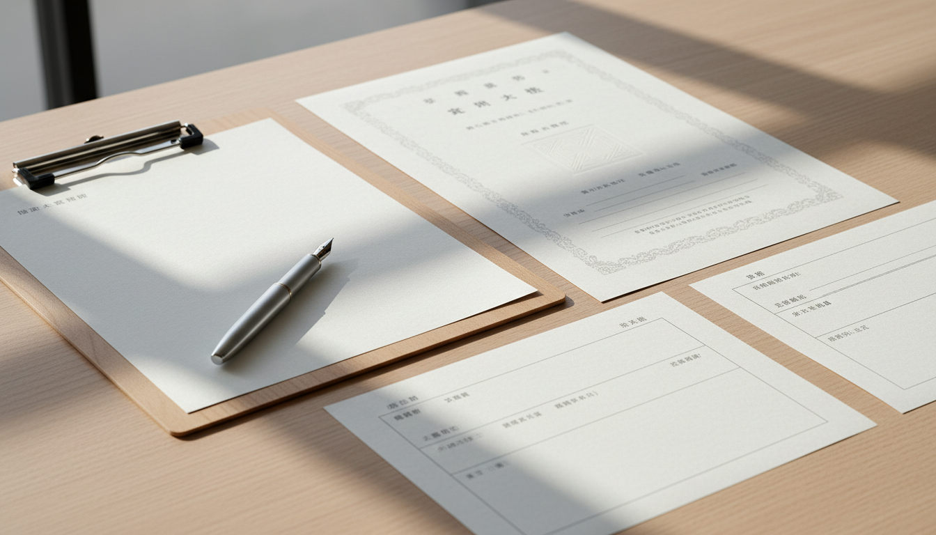特殊車両通行許可申請に必要な書類と車検証の確認ポイント
