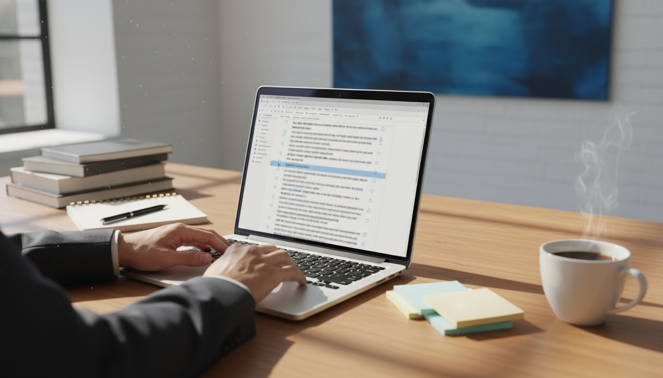 Word索引作成の効率化テクニック実践風景