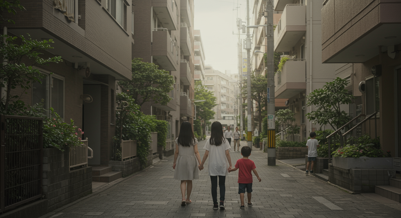 麻布十番での家族の暮らし