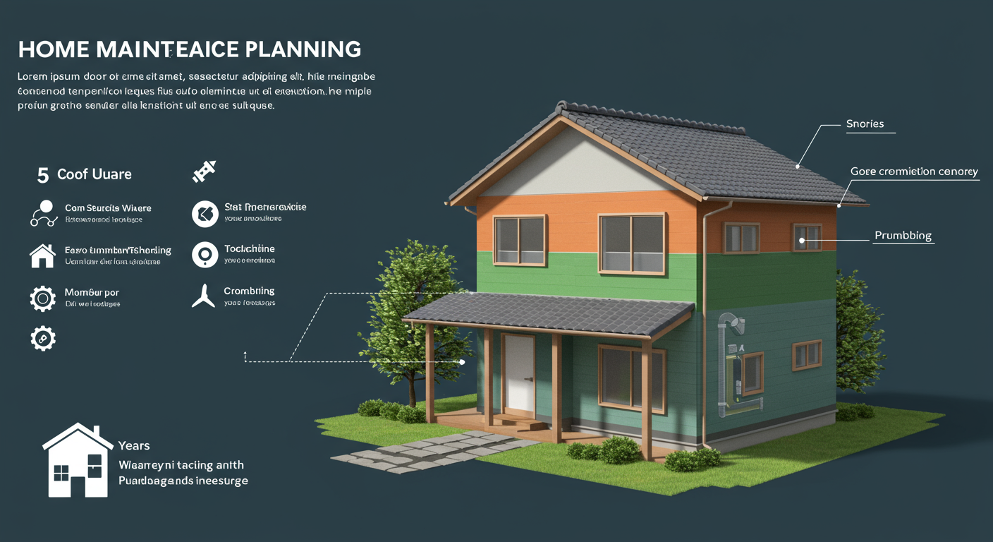 住宅メンテナンス計画の重要性を示す図表