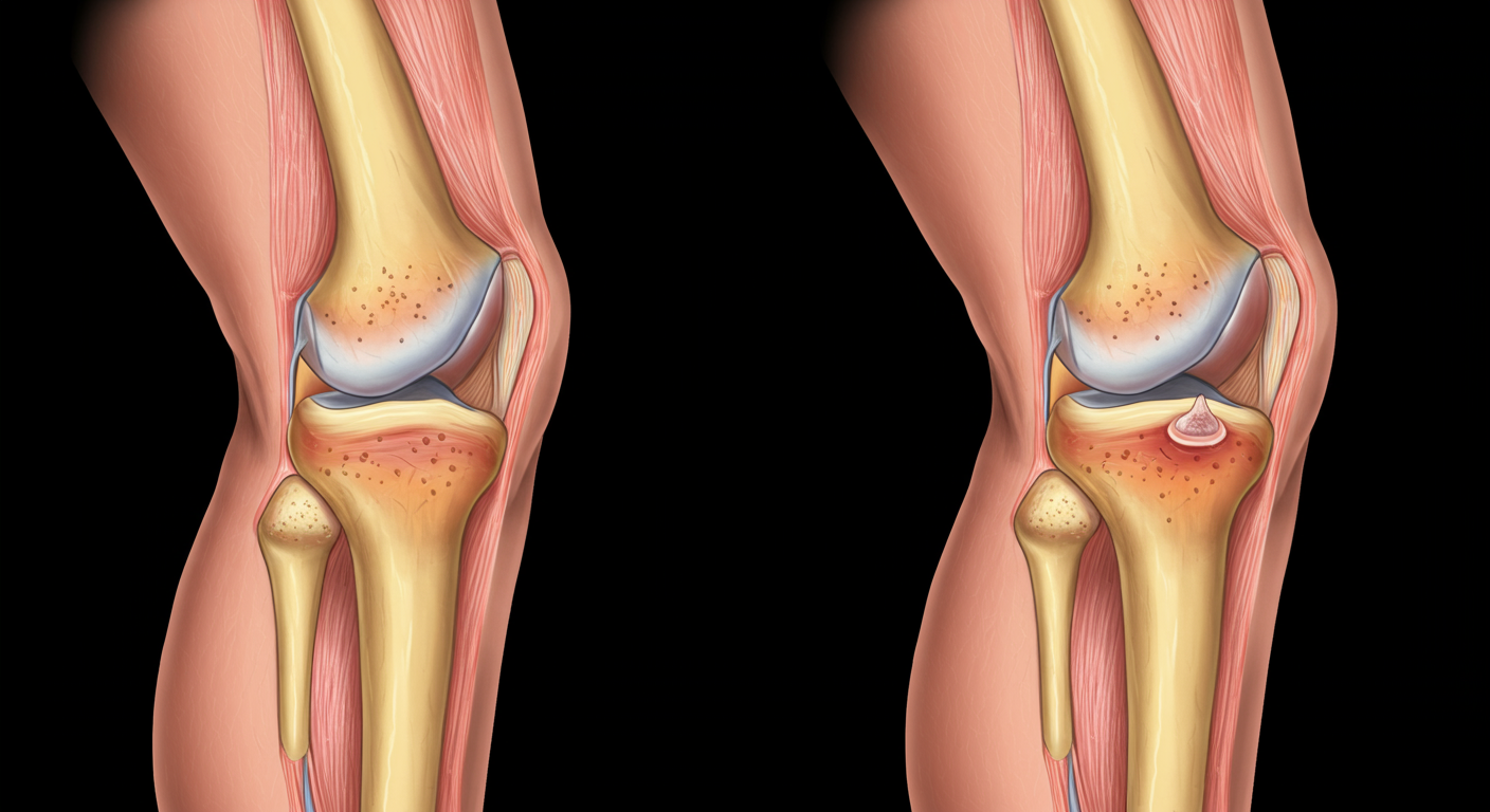 変形性膝関節症のイメージ