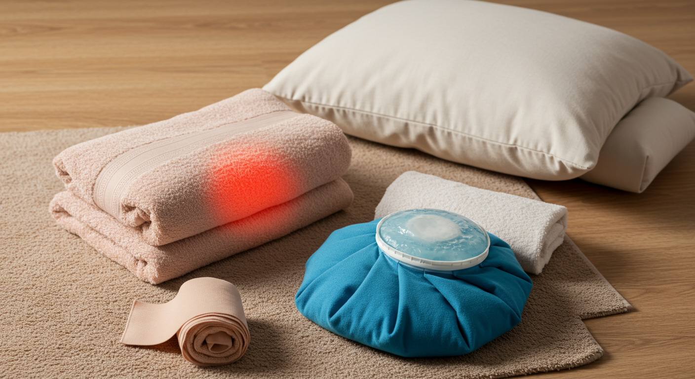 膝痛の家庭での対処法