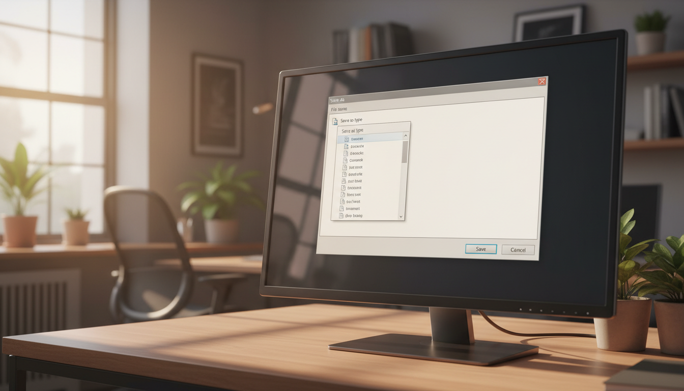 Office名前を付けて保存 ファイル形式 変更方法