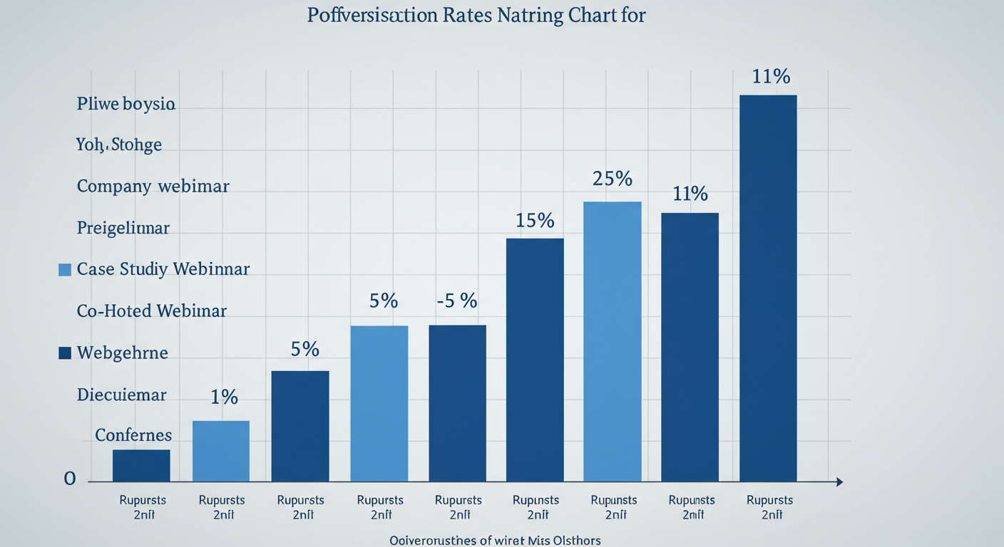 ウェビナーの商談化率を示すグラフ
