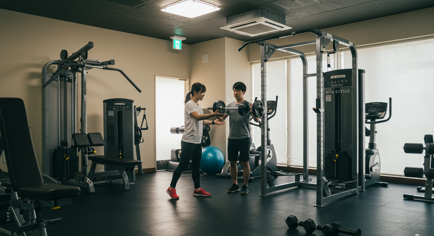 リタスタイルでのパーソナルトレーニングの様子