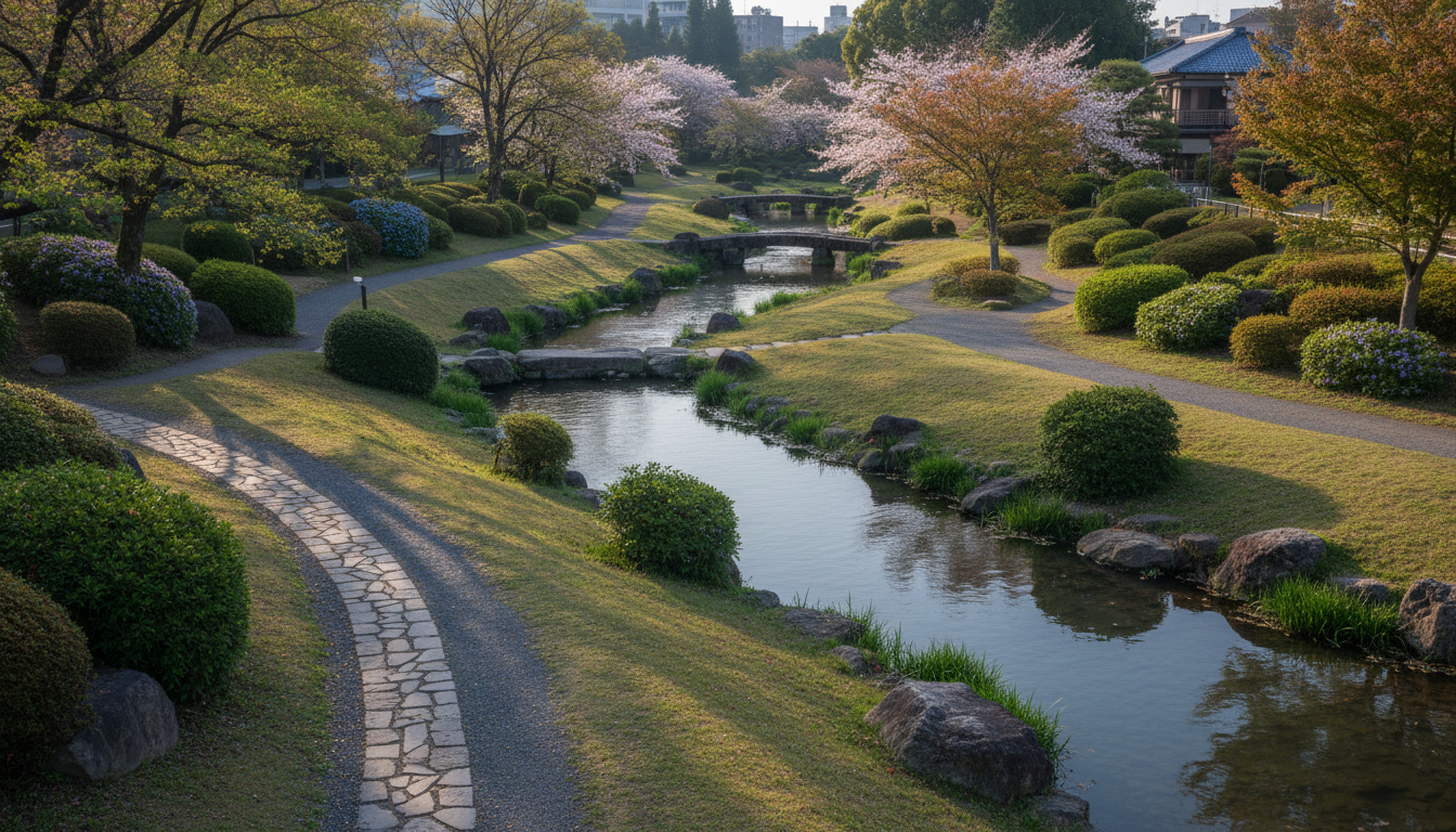 佃公園 隅田川 月島エリア 散歩コース