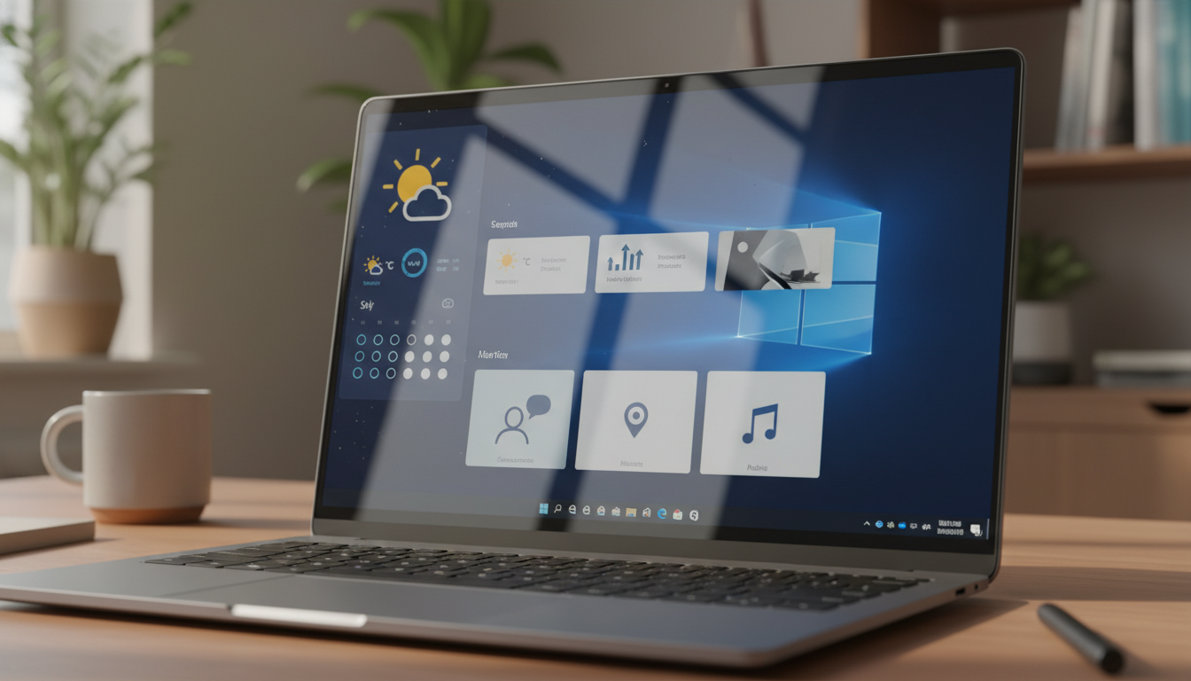Windows 11のウィジェットパネル表示画面