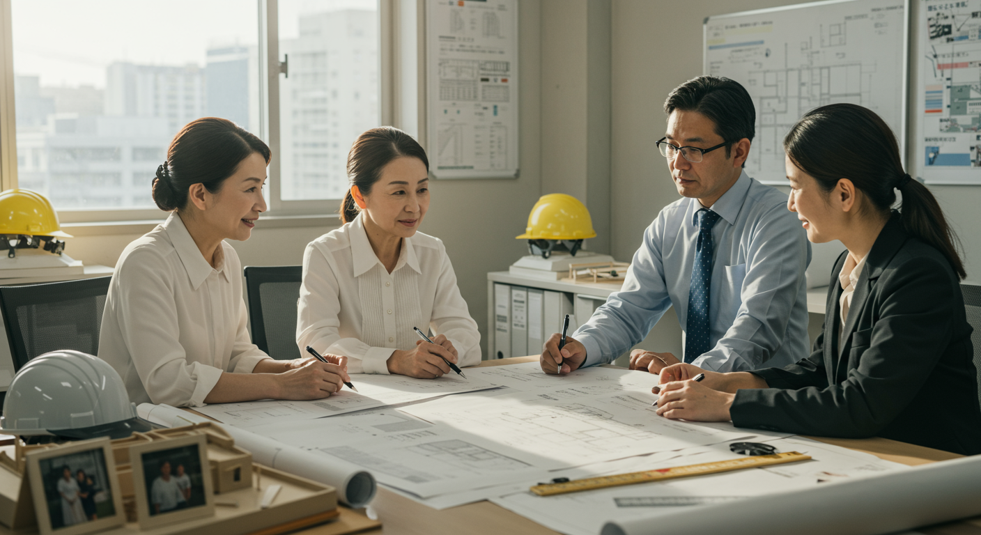 親族内事業承継の成功事例を示す写真