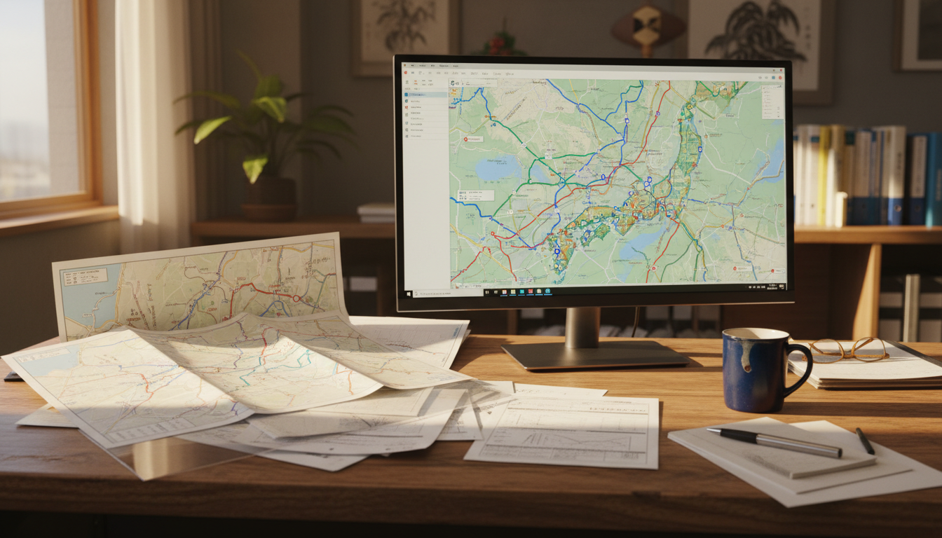 特殊車両通行経路選定の手順