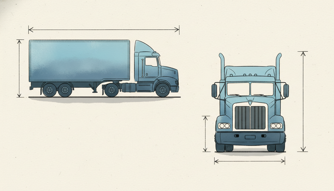 特殊車両通行許可の一般的制限値を示す図解