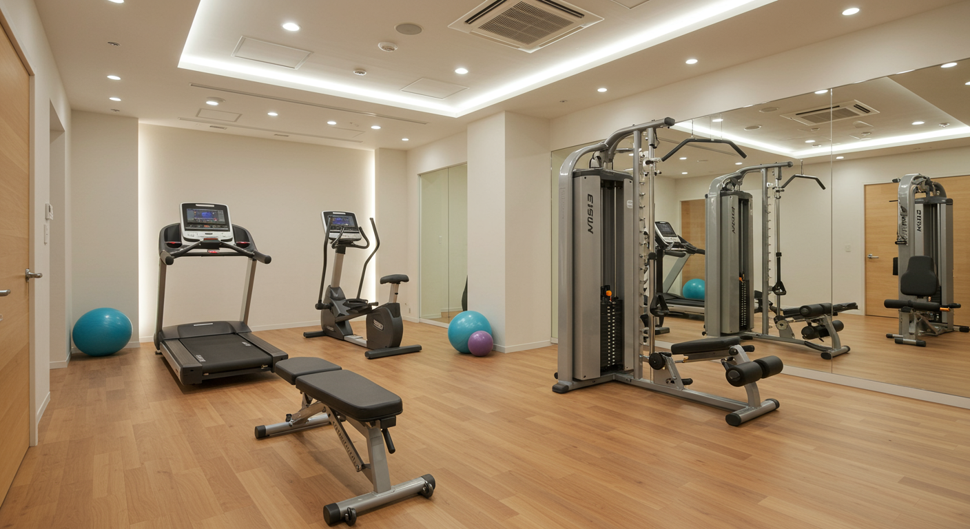 リタスタイル小倉店の完全個室トレーニングルーム