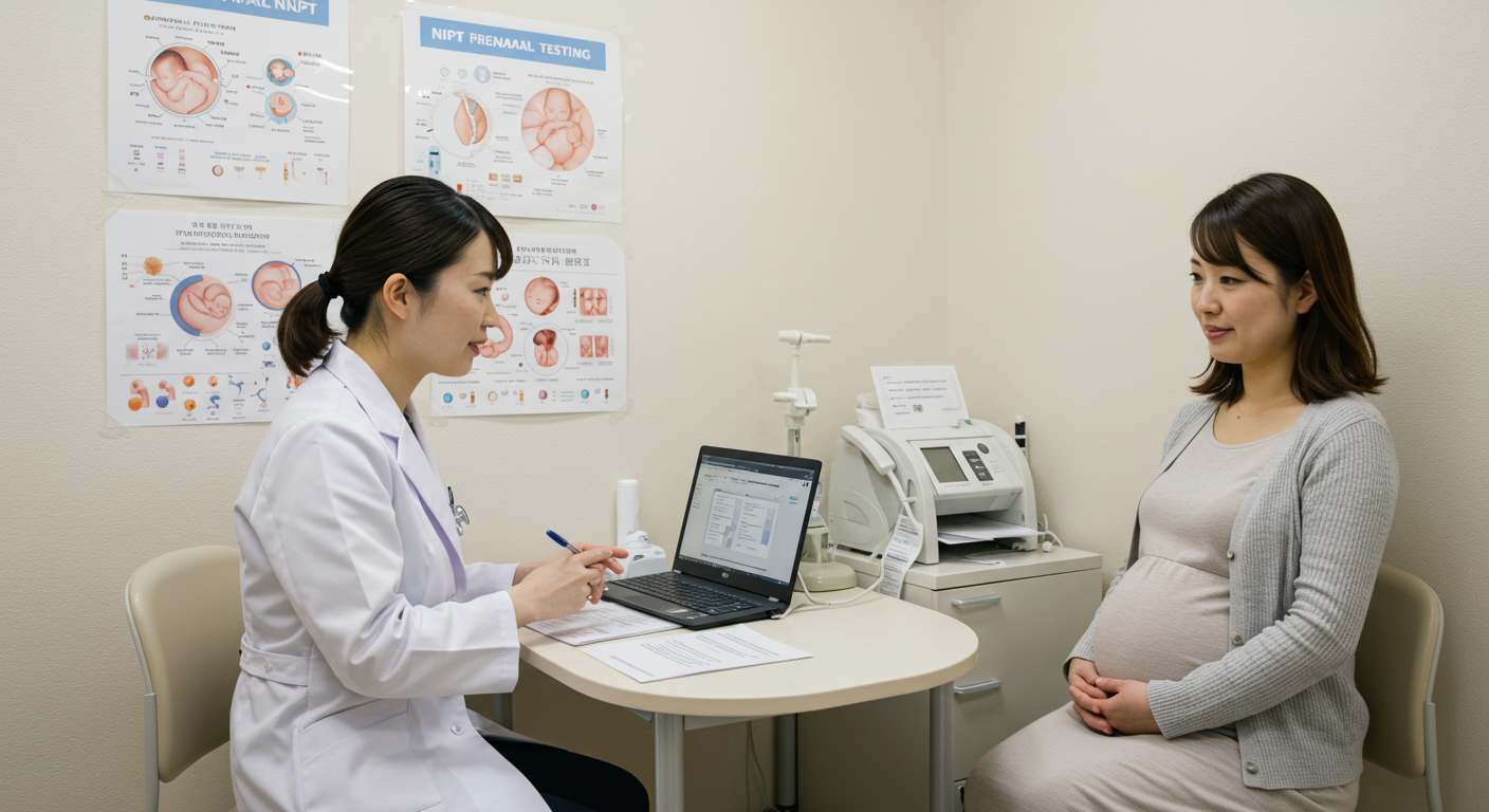NIPT新型出生前診断の検査風景
