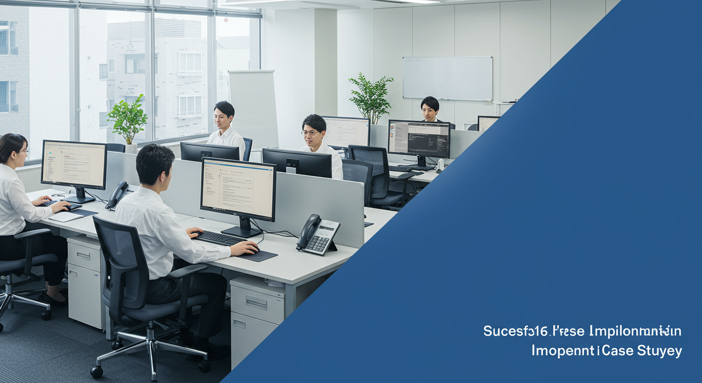 法人向けOffice導入の成功事例イメージ