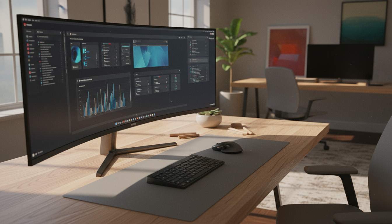パソコン作業中の快適な動作環境イメージ