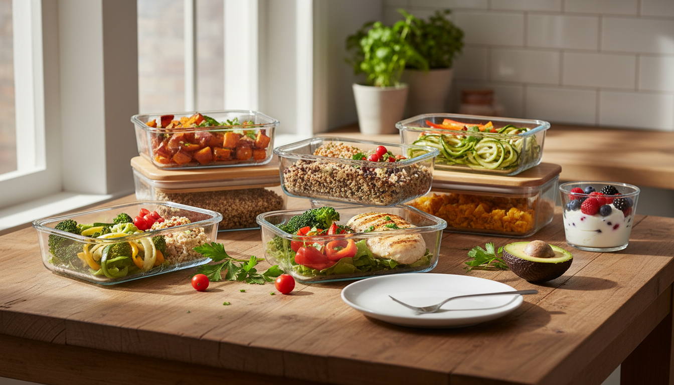 バランスの良い食事と運動でリバウンドしないダイエットを実践するイメージ