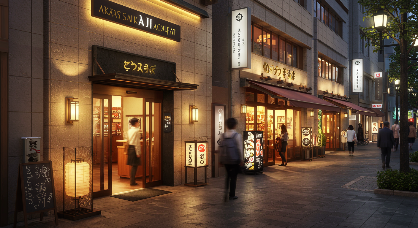赤坂の洗練された商業施設と賑わう飲食店街