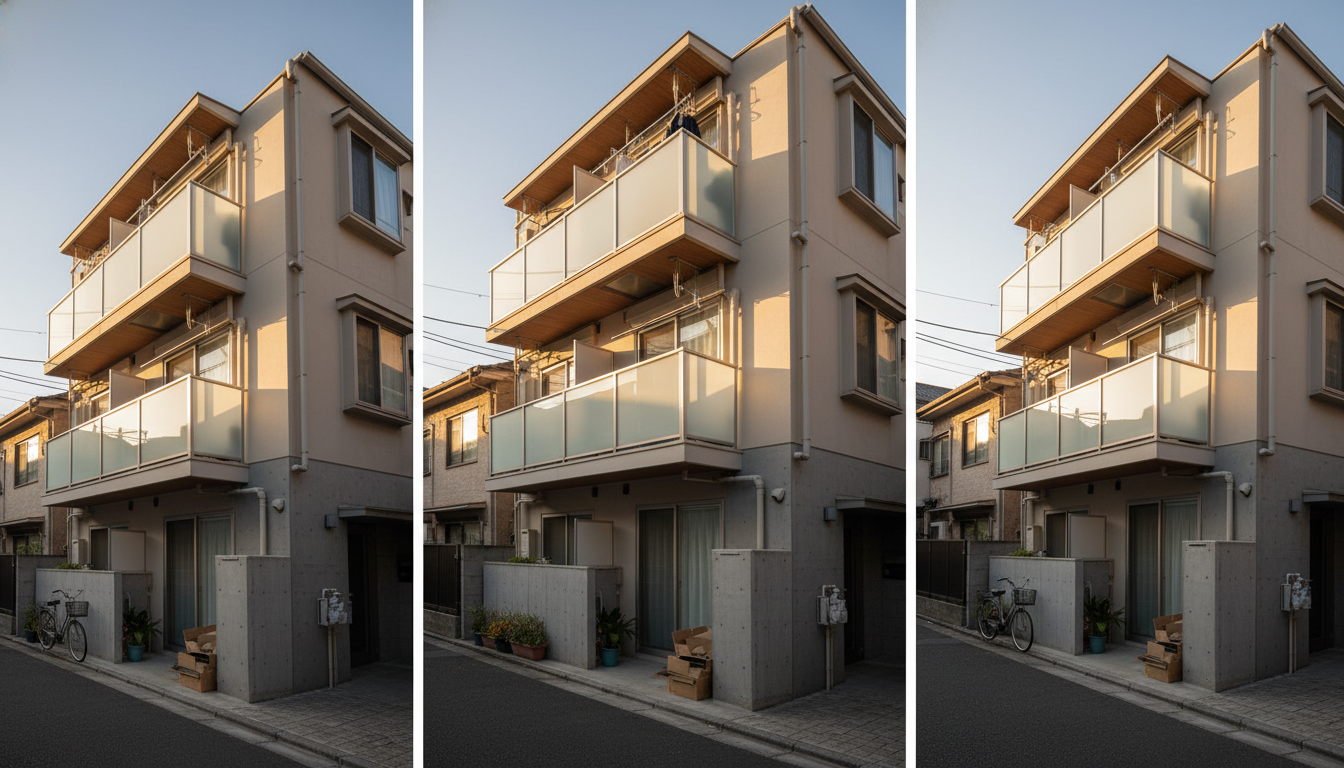 中央区新川の家族向け賃貸物件の外観