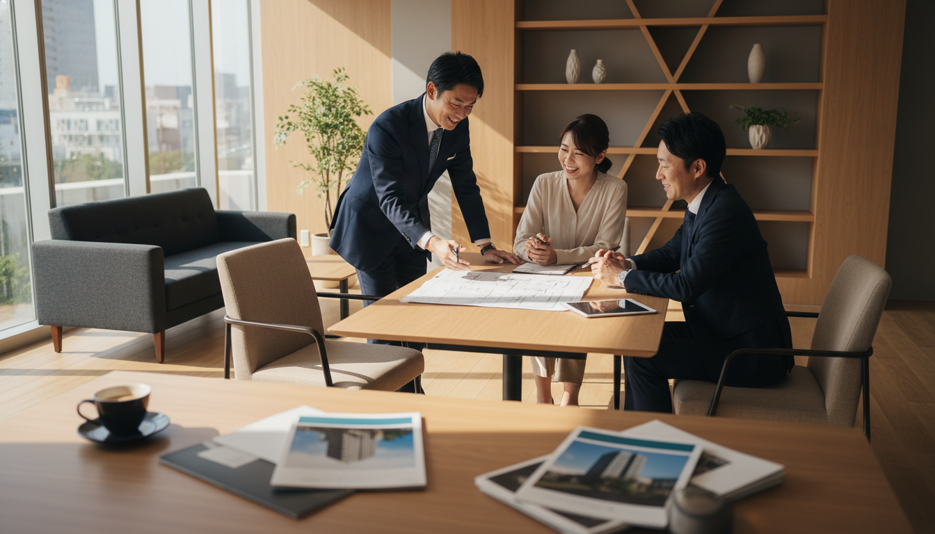 賃貸物件探しの相談風景
