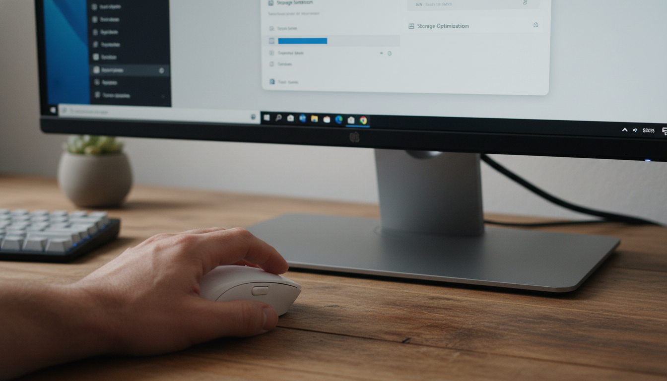 Windows 11のストレージ設定画面とSSDドライブ