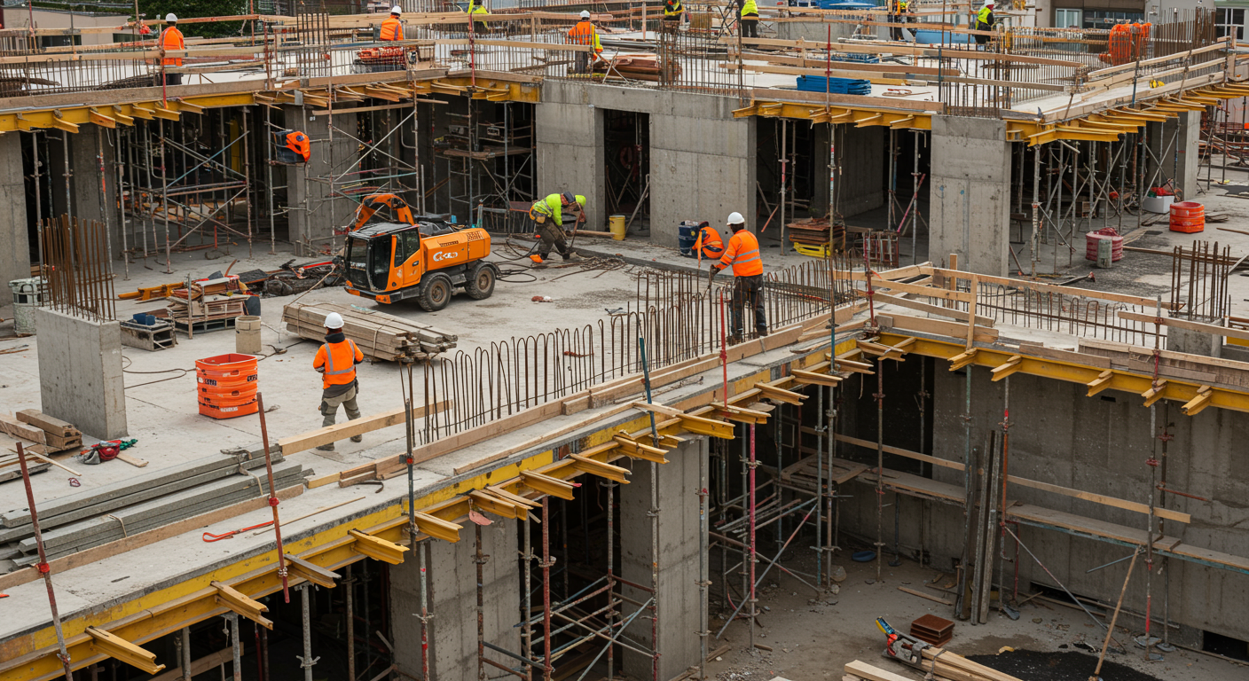 建設現場の様子