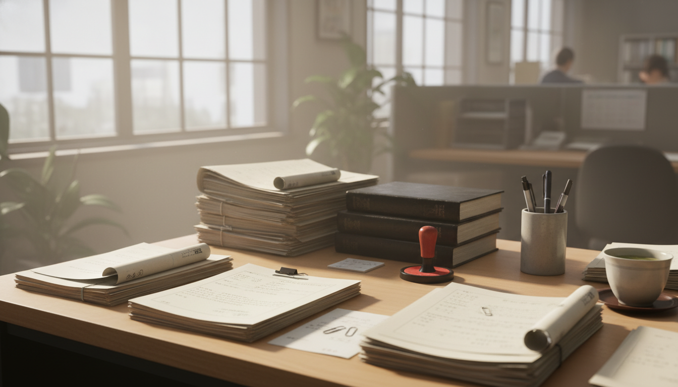 特殊車両違反の罰則を説明する行政書士