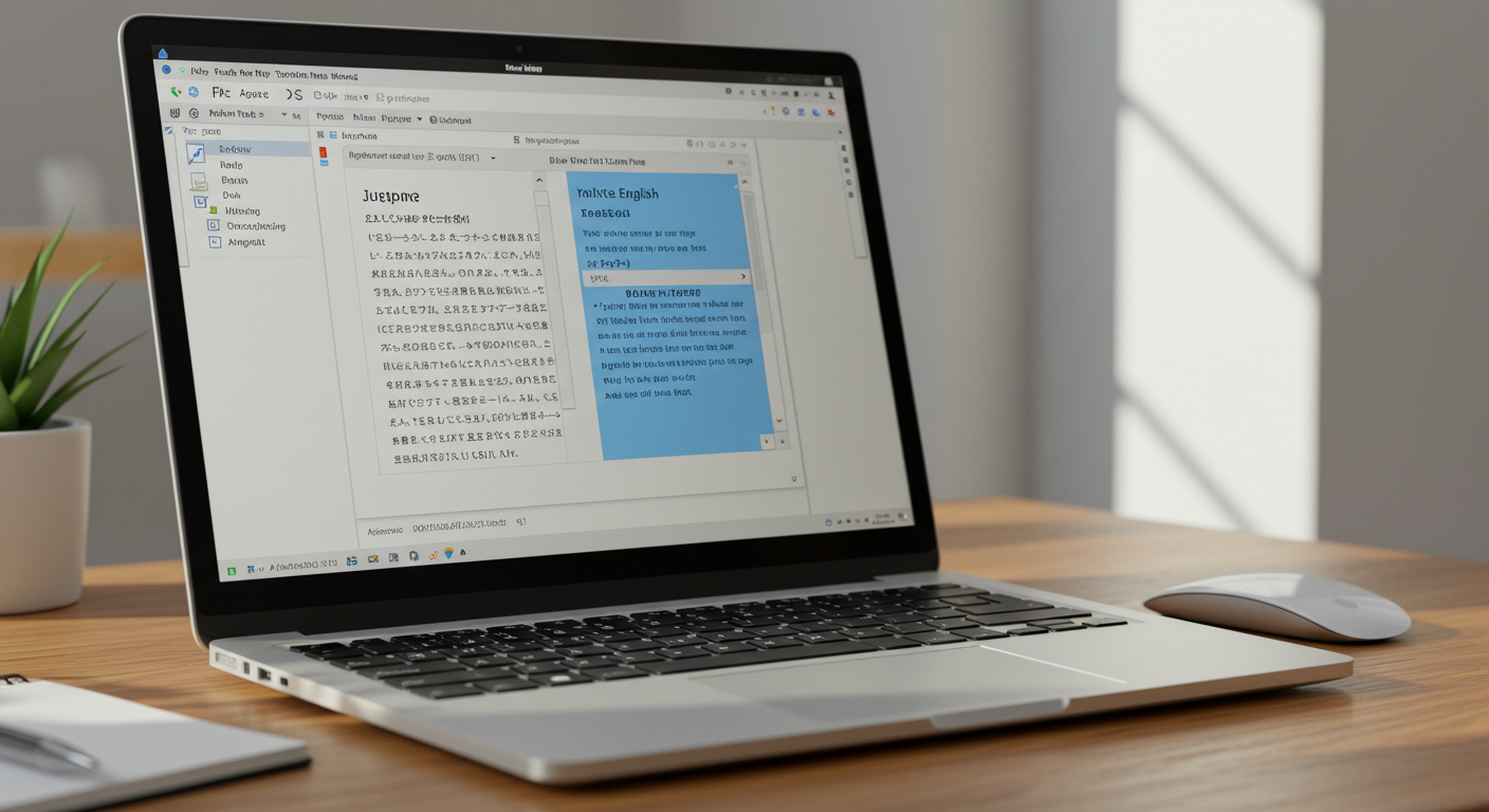 Word文書全体翻訳の作業画面