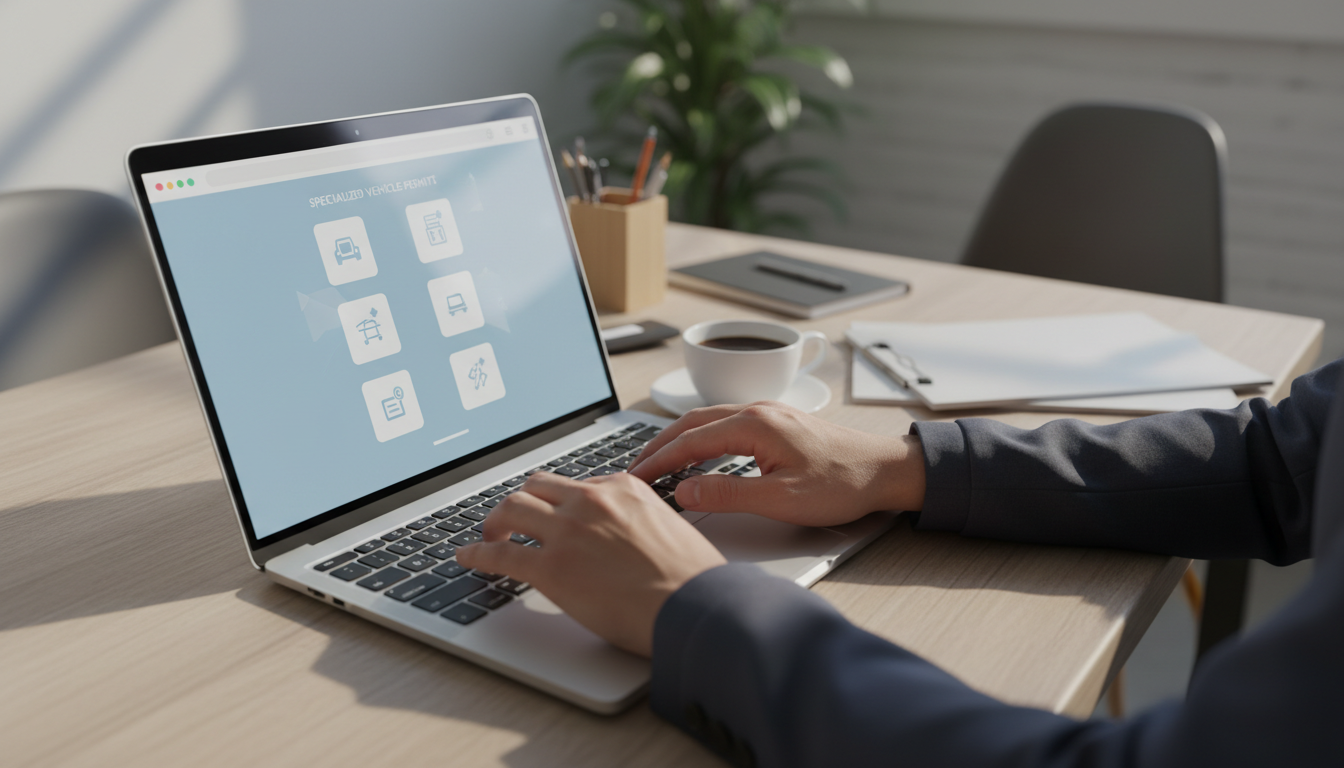 オンライン申請システムの操作画面